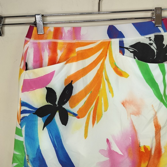 RLX Ralph Lauren 16" Aim Skort Tropical Floral - Picture 2 of 8